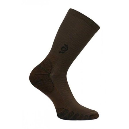 TRAVELSOX Travelsox TSC 100 Compression Crew Socks; Brown - Extra Large TSC100_BR_XLG